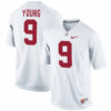 Bryce Young Alabama Crimson Tide Football White Alumni Stitched Jersey