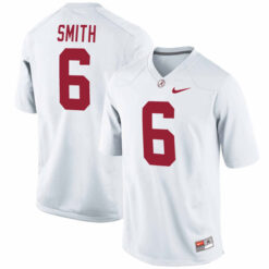 DeVonta Smith Alabama Crimson Tide Football White Alumni Stitched Jersey