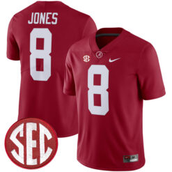 Julio Jones Alabama Crimson Tide Football Crimson Alumni Limited Stitched Jersey w/ SEC Patch