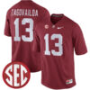 Tua Tagovailoa Alabama Crimson Tide Football Crimson Alumni Stitched Jersey w/ SEC Patch