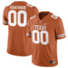 Custom Texas Longhorns Football Orange Game Stitched Jersey