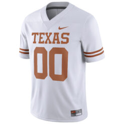 Alternative view of Custom Texas Longhorns Football White Game Stitched Jersey