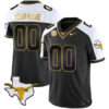 Custom Texas Longhorns Football Alternate Black Gold Stitched Jersey