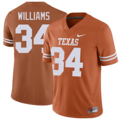 Ricky Williams Texas Longhorns Football Orange Home Game Stitched Jersey
