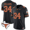 Ricky Williams Texas Longhorns Football Black Vapor F.U.S.E Limited Stitched Jersey