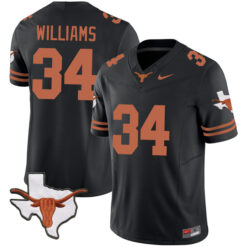 Ricky Williams Texas Longhorns Football Black Vapor F.U.S.E Limited Stitched Jersey