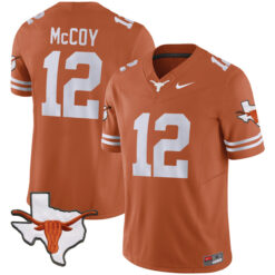 Colt McCoy Texas Longhorns Football Orange Vapor F.U.S.E Limited Stitched Jersey