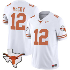 Colt McCoy Texas Longhorns Football White Vapor F.U.S.E Limited Stitched Jersey