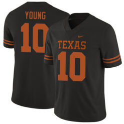 Vince Young Texas Longhorns Football Black Alternate Game Stitched Jersey