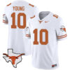 Vince Young Texas Longhorns Football White Vapor F.U.S.E Limited Stitched Jersey