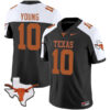 Vince Young Texas Longhorns Football Alternate Black Vapor F.U.S.E Limited Stitched Jersey