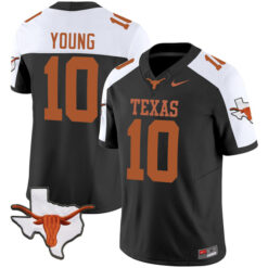Vince Young Texas Longhorns Football Alternate Black Vapor F.U.S.E Limited Stitched Jersey
