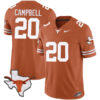Earl Campbell Texas Longhorns Football Orange Vapor F.U.S.E Limited Stitched Jersey