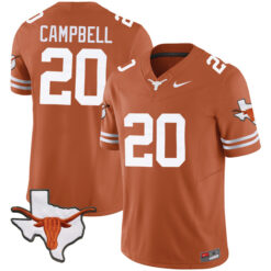 Earl Campbell Texas Longhorns Football Orange Vapor F.U.S.E Limited Stitched Jersey