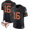 Arch Manning Texas Longhorns Football Black Vapor F.U.S.E Limited Stitched Jersey