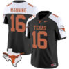 Arch Manning Texas Longhorns Football Alternate Black Vapor F.U.S.E Limited Stitched Jersey