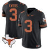 Quinn Ewers Texas Longhorns Football Black Vapor F.U.S.E Limited Stitched Jersey