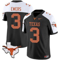 Quinn Ewers Texas Longhorns Football Alternate Black Vapor F.U.S.E Limited Stitched Jersey