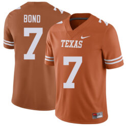 Isaiah Bond Texas Longhorns Football Orange Home Game Stitched Jersey