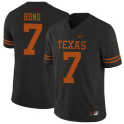 Isaiah Bond Texas Longhorns Football Black Alternate Game Stitched Jersey