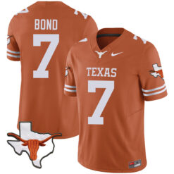 Isaiah Bond Texas Longhorns Football Orange Vapor F.U.S.E Limited Stitched Jersey
