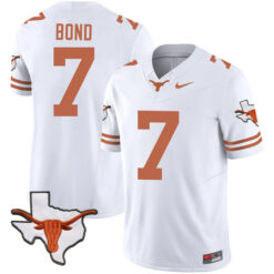 Isaiah Bond Texas Longhorns Football White Vapor F.U.S.E Limited Stitched Jersey