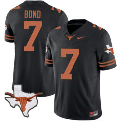 Isaiah Bond Texas Longhorns Football Black Vapor F.U.S.E Limited Stitched Jersey