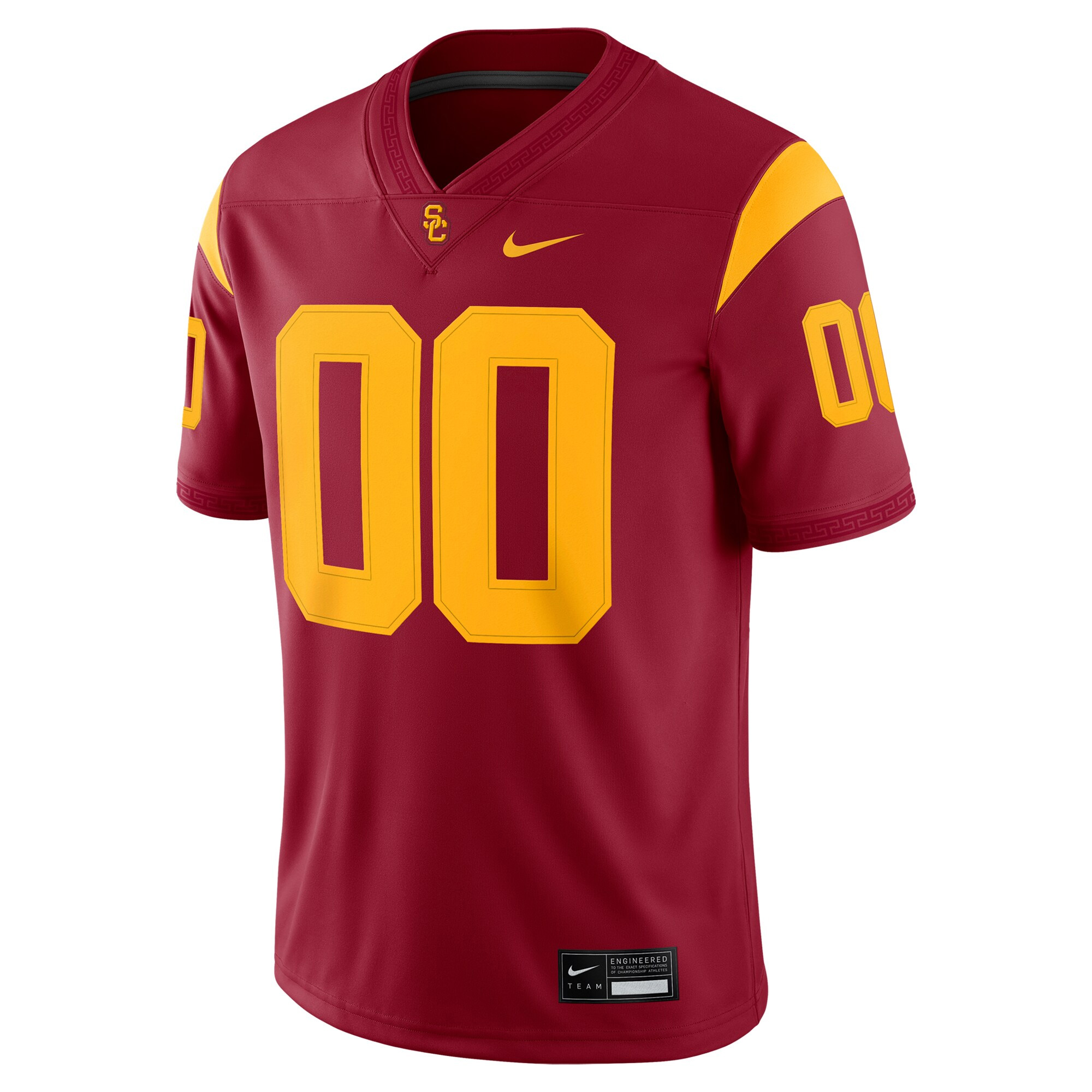 Custom USC Trojans Football Cardinal Game Stitched Jersey - Image 2