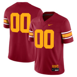 Custom USC Trojans Football Cardinal Alternate Game Stitched Jersey