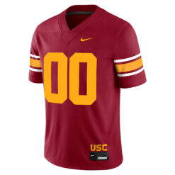 Alternative view of Custom USC Trojans Football Cardinal Alternate Game Stitched Jersey