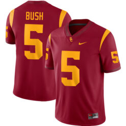 Reggie Bush USC Trojans Football Cardinal Home Game Stitched Jersey