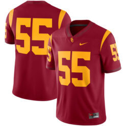 Carde Smith USC Trojans Football Cardinal Home Stitched Jersey