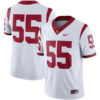 Junior Seau USC Trojans Football White Away Stitched Jersey