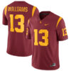 Caleb Williams USC Trojans Football Cardinal Home Game Stitched Jersey