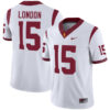 Drake London USC Trojans Football White Away Game Stitched Jersey