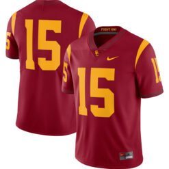 Drake London USC Trojans Football Cardinal Home Limited Stitched Jersey