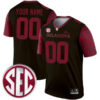 Custom Oklahoma Sooners Football Legend Black Stitched Jersey w/ SEC Patch