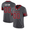 Custom Oklahoma Sooners Football Grey Stitched Jersey