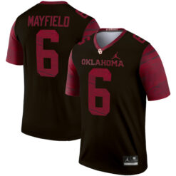 Baker Mayfield Oklahoma Sooners Football Black Legend Stitched Jersey