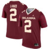 CeeDee Lamb Oklahoma Sooners Football Crimson Legend Stitched Jersey