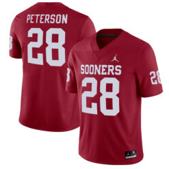 Adrian Peterson Oklahoma Sooners Football Crimson Home Stitched Jersey