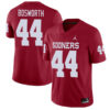 Brian Bosworth Oklahoma Sooners Football Crimson Home Stitched Jersey