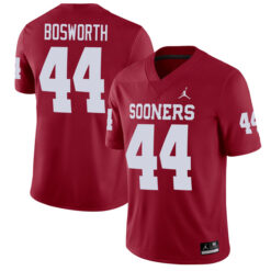 Brian Bosworth Oklahoma Sooners Football Crimson Home Stitched Jersey