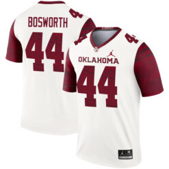 Brian Bosworth Oklahoma Sooners Football White Legend Stitched Jersey