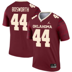 Brian Bosworth Oklahoma Sooners Football Crimson Legend Stitched Jersey