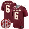 Baker Mayfield Oklahoma Sooners Football Crimson Legend Stitched Jersey w/ SEC Patch