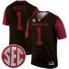 Jalen Hurts Oklahoma Sooners Football Black Legend Stitched Jersey w/ SEC Patch