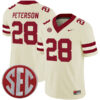 Adrian Peterson Oklahoma Sooners Football Cream Alternate Stitched Jersey w/ SEC Patch