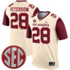 Adrian Peterson Oklahoma Sooners Football Cream Legend Stitched Jersey w/ SEC Patch