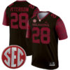 Adrian Peterson Oklahoma Sooners Football Black Legend Stitched Jersey w/ SEC Patch